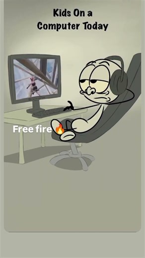free fire computer gaming room !