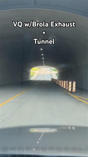 The Borla Exhaust Echoing Through This Tunnel 😮‍💨