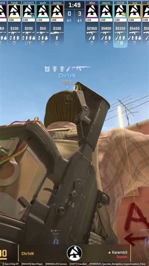 Mirage Top Mid Smoke and Bench Smoke From T Spawn