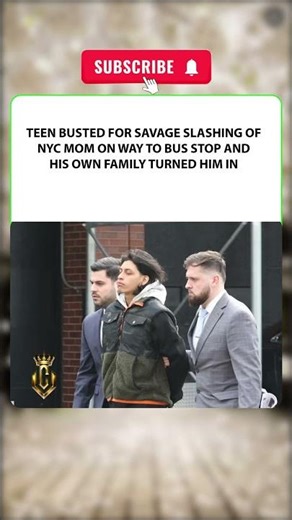 Teen Busted for Savage Slashing of NYC Mom—And His OWN Family Turned Him In#shorts