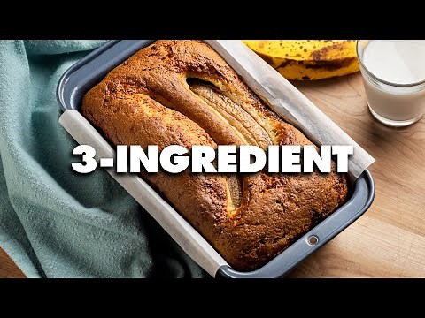 3 Ingredient Banana Bread