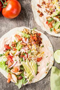 Chicken Wraps Recipe (VIDEO)