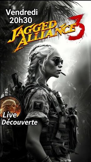 " Jagged Alliance 3 " sur la chaîne ! #jeuxvidéo #gaming #letsplayfr #jaggedalliance3 #thqnordic