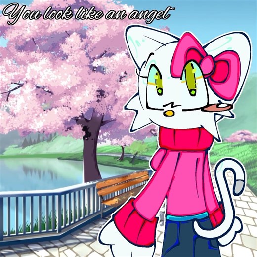 your the devil in disguise~ shrimpo x hello kitty #art #animation #shrimpo #hellokitty #angrykitty