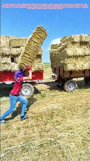 Flipping the Load: The Inertia-Driven Method for Hay Bale Loading