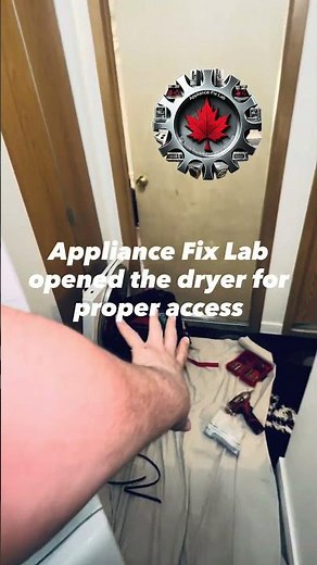 GE dryer worn belt replacement
