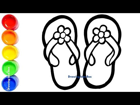 Drawing Shoes and Slippers | Fun and Easy Drawing Ideas for Kids | Step By Step