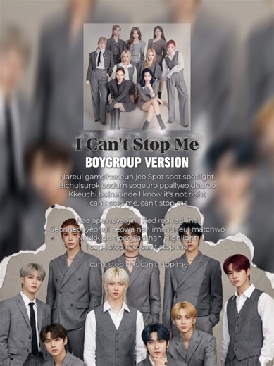 What If I Can't Stop Me by Twice Reimagined as a Boygroup Song