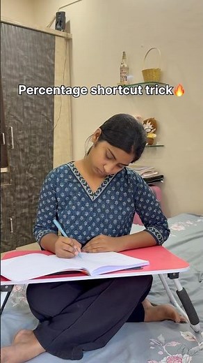 Percentage shortcut trick🔥 #maths #mathstricks #tricks #shorttricks #percentage