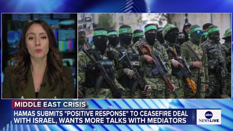 Hamas says it 'responded positively' to temporary ceasefire deal proposal with Israel
