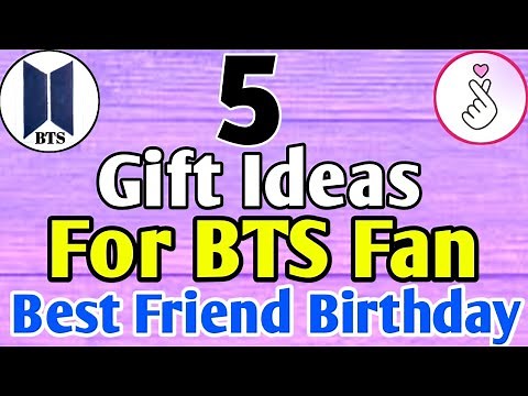 5 Handmade BTS Fan Best Friends Birthday Gift Ideas / #BTS Themed Birthday Gift / Gift For BTS Lover
