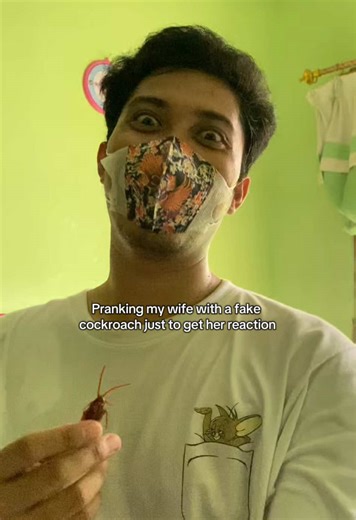 Hilarious Fake Cockroach Prank on My Wife