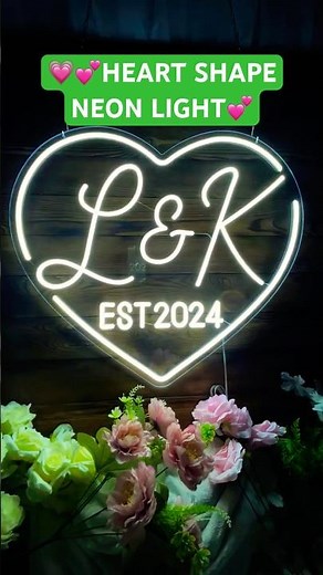 How To Make Heart Shape Neon Lights-DIY #neon #neonmaking