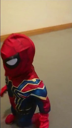 SPIDERMAN Avengers infinity war suit kids playing halloween iron spider cosplay costume 蜘蛛人