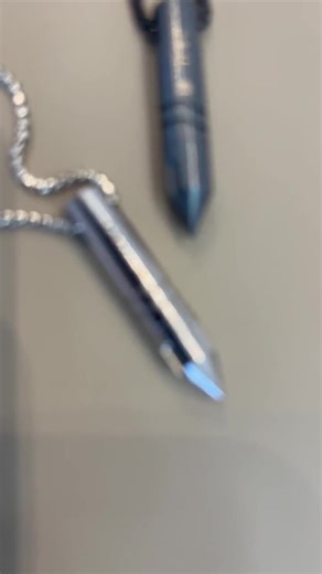 Mjolnir Ti - Loki Pendant Mark 2 Bundle*- Real!! Titanium Jewelry - With Hidden Survival Blade - Bundled with Stainless Steel Necklace
