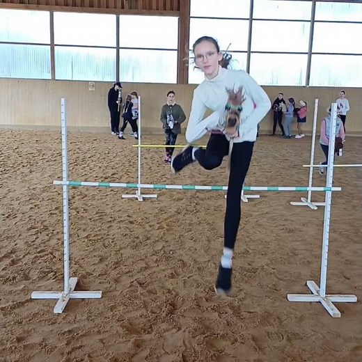 Hobby Horse springen #hobbyhorse #hobbyhorsing #sports #kht #shorts