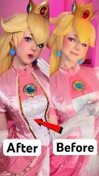 I revamped my Princess Peach cosplay!! What do we think? #cosplay #mario #supermario #nintendo