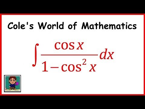 Integral of (cos x)/(1 - cos^2x) ❖ Calculus 1 ❖ Trig Integrals
