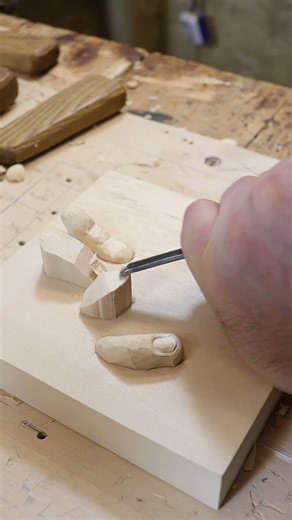 Fingers. Wood carving, pyrography #woodworking #woodcarving #pyrography