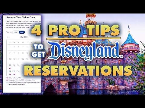 4 Pro Tips for hard to get Disneyland Reservations | How to Disneyland