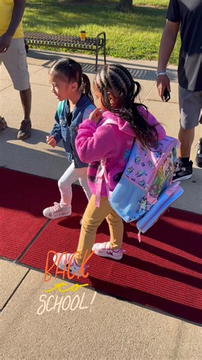 First day red carpet walk at Dr. Walter Cunningham School for Excellence! | City of Waterloo, Iowa - City Hall