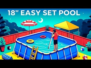 Intex 18’ Easy Set Pool: Step-by-Step Setup Instruction Video
