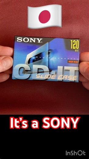 An Unusual Sony CD-IT Cassette Tape #vintageaudio #sony #cassette #vintage