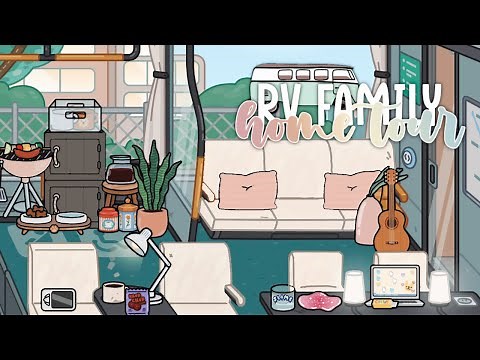 RV Home Tour + Build In Toca Boca Life World | *with voice* |