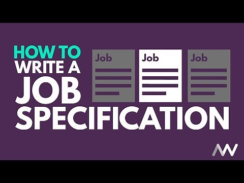 How to Create a Job & Person Specification | Aaron Wallis Guide