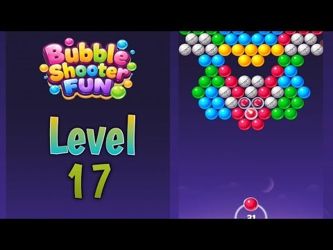 Bubble shooter fun level 17 | all parts gameplay walkthrough solution