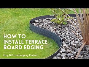 How to Install Master Mark Terrace Board Landscape Edging | Easy DIY Landscaping Project