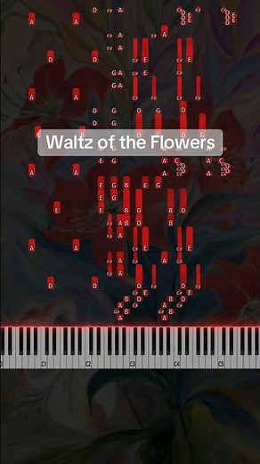 Waltz of the Flowers - Tchaikovsky #piano #tutorial #waltzoftheflowers #tchaikovsky