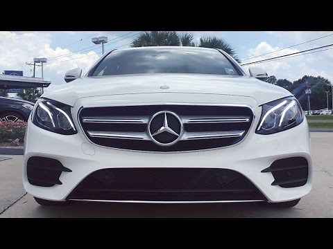 2017 Mercedes Benz E Class E300 REVIEW, Start Up, Exhaust