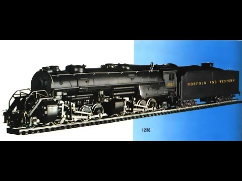 Rivarossi Norfolk & Western Mallet Y6B Locomotive & Tender #2174 pulling AHM / Freight Train