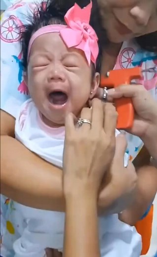 Baby ear punching #viral #tending #reel | Manjeet Yadav