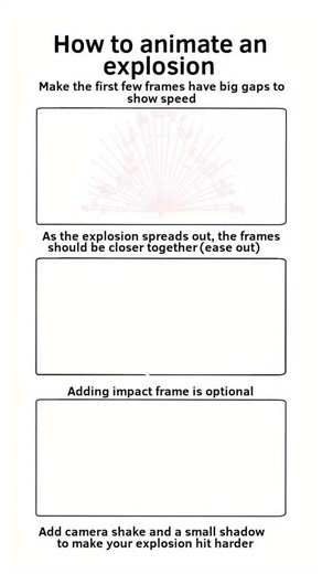 Tips on how to animate an explosion