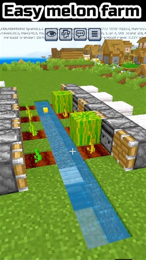 UNLIMITED Melons in Minecraft 😳 Auto Farm (1.26 + MCPE)