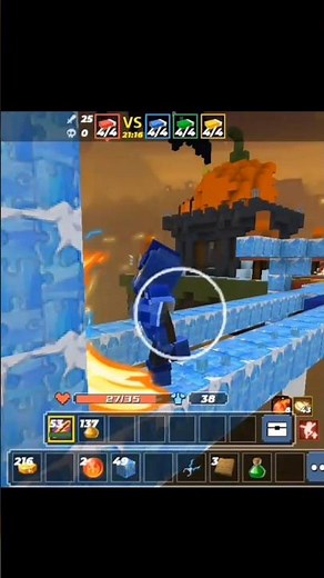 Outplayed with PURE SKILL in blockman go Bed WarS☠️💥