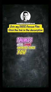 🔴 The IGCSE Biology Rescue Plan for 2026 Exams – Solve Past Papers with Purpose