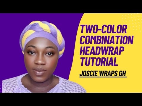 TWO-COLOR COMBINATION HEADWRAP TUTORIAL