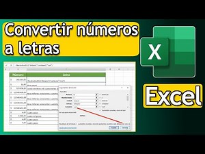 Cómo convertir números a letras en excel TRUCO 2021