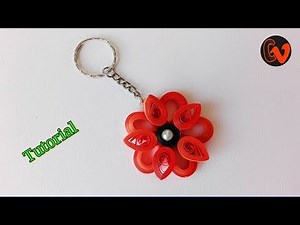 How to Make Quilling KeyChain / Tutorial/ Design 8