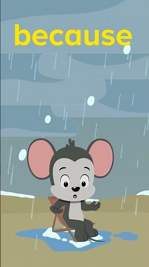Kindergarten Sight Words: Because | ABCmouse #learning #education #sightwordsforkids #kindergarten