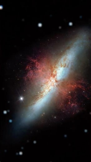 Zooming into a supernova also known as SN 2014J inside the galaxy M82