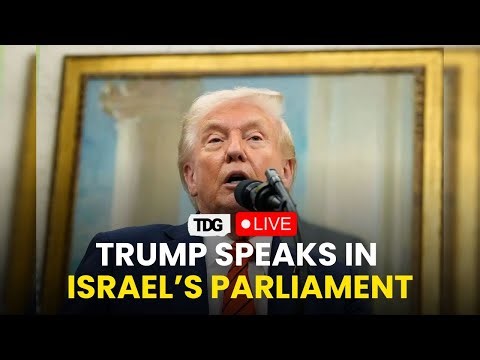 Trump Israel speech LIVE: Trump’s Powerful Speech in Israel’s Parliament | Israel-Hamas