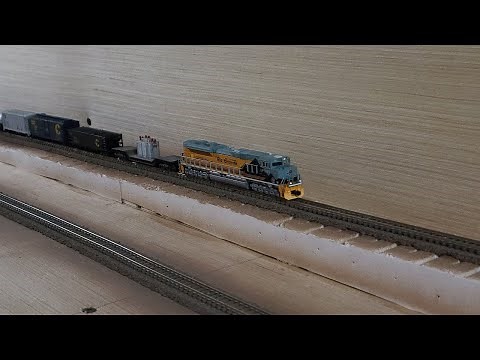 Kato N scale SD70ACE ESU 58741 loksound decoder installed/update on the layout