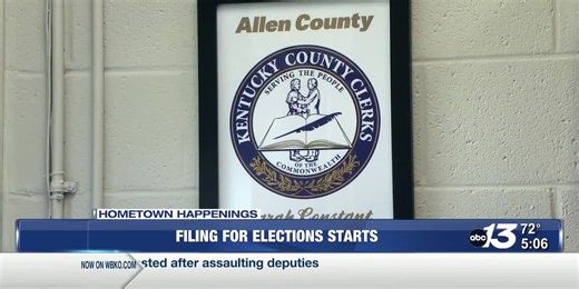 Election filing is open for candidates interested