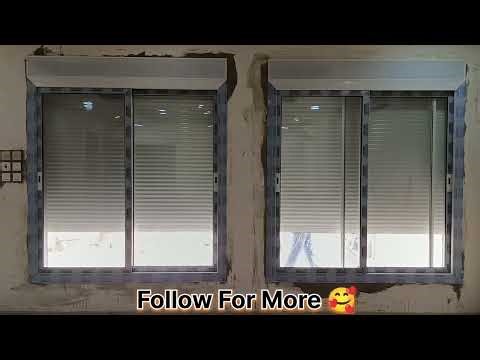 Remote Control Shutter Installation | Modern Smart Shutter Setup 🔧✨#foryou #