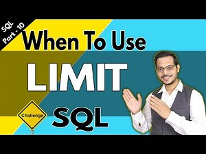 SQL Part 10 - how to apply LIMIT query in SQL | why and when to apply LIMIT Query in PostgreSQL