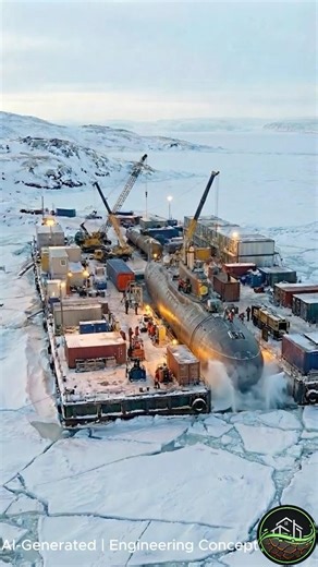 They Built a Nuclear Submarine in a Secret Arctic Base